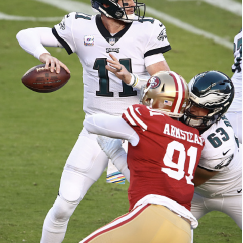 First Place!: Birds Finally Get First W, Upset 49ers