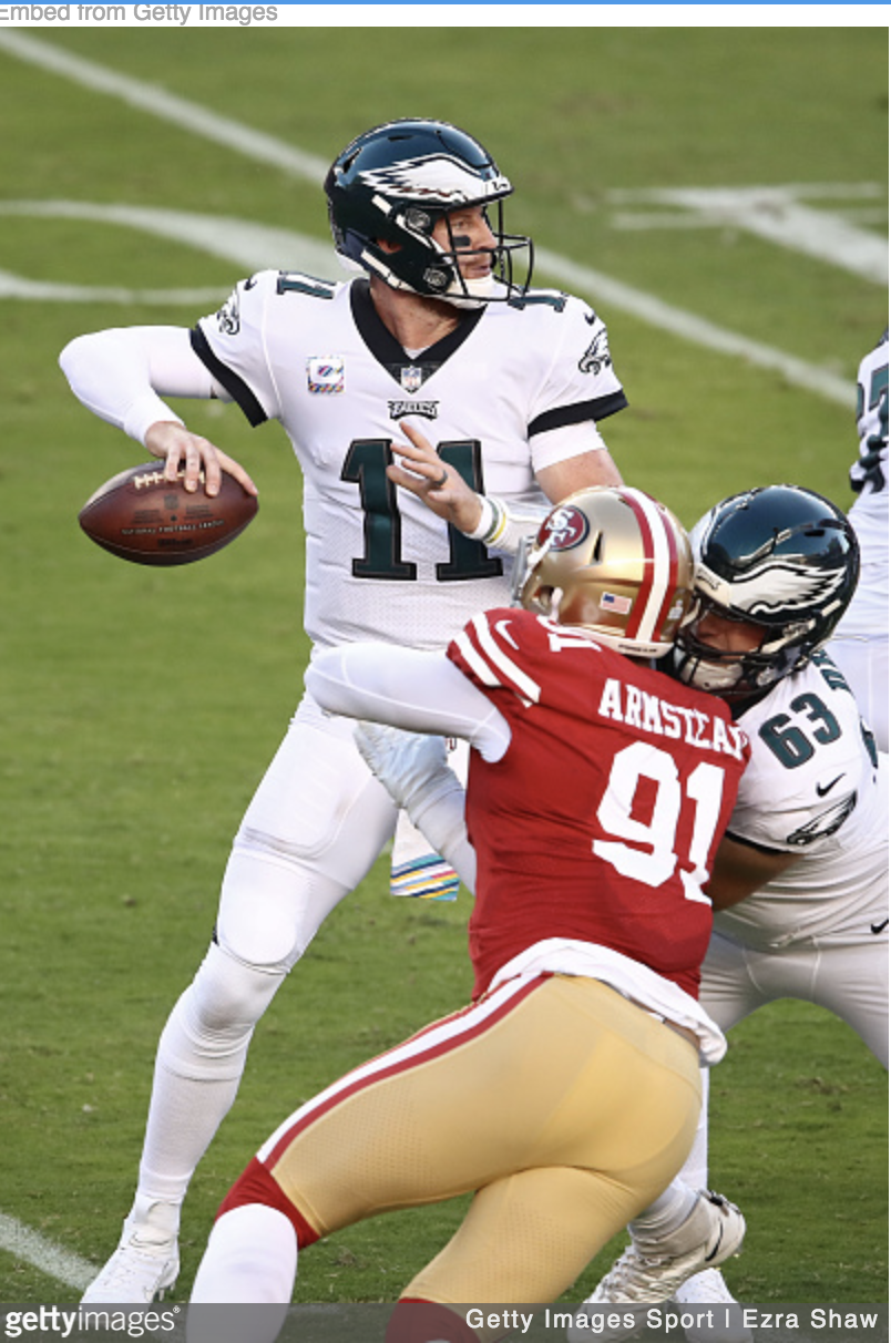 First Place!: Birds Finally Get First W, Upset 49ers