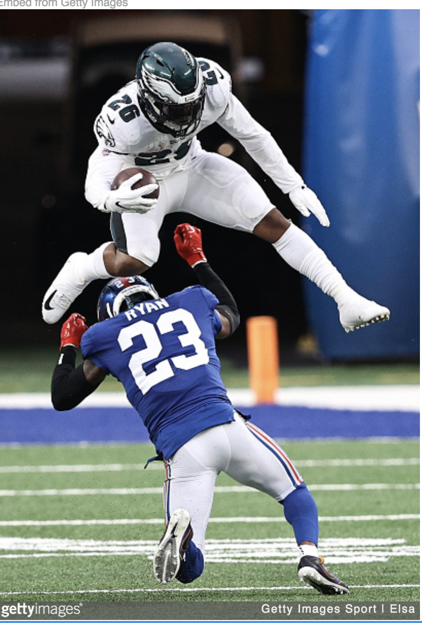 Steady Diet? Sanders Chews Up Giants, Sees Limited Touches