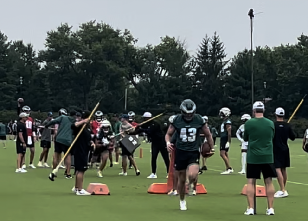 Training Camp RB Drill Will Shipley ITB Photo
