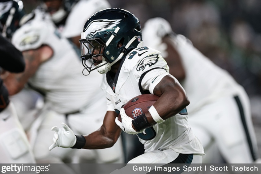 getty eagles RB Shunderrick Powell preseason Bengals