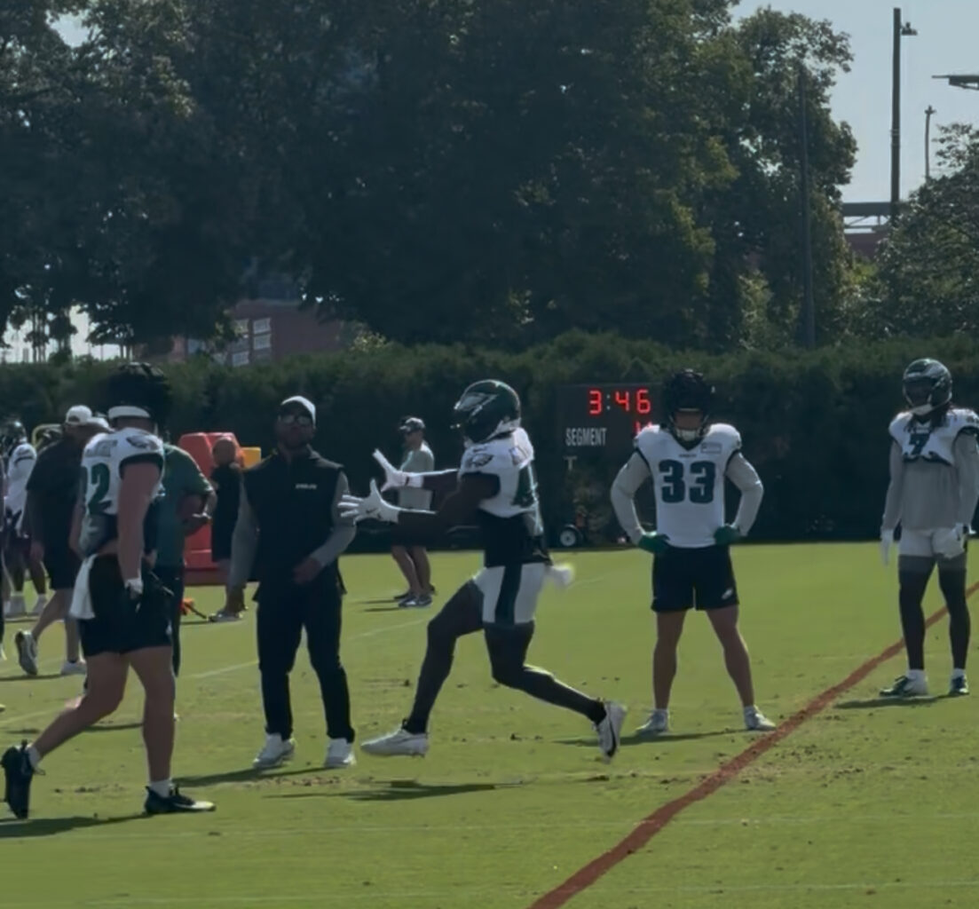 Dicecco eagles training camp 2025