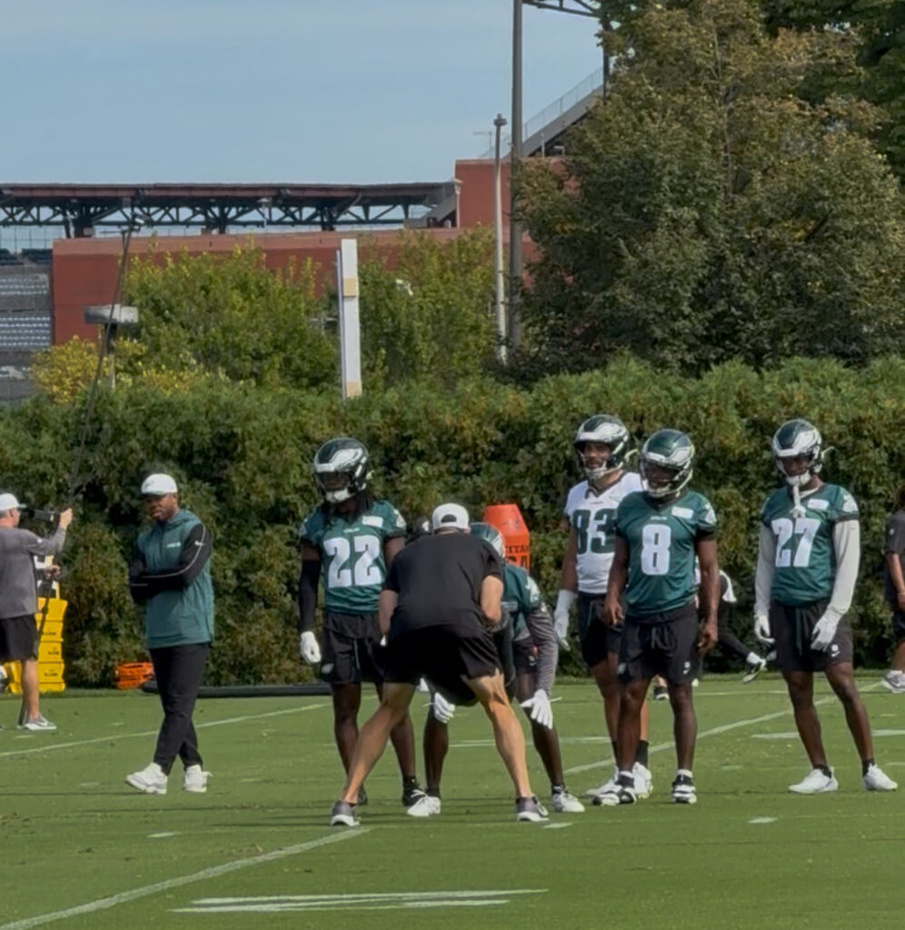 Eagles Wed practice vs. Chiefs Week 2 dicecco