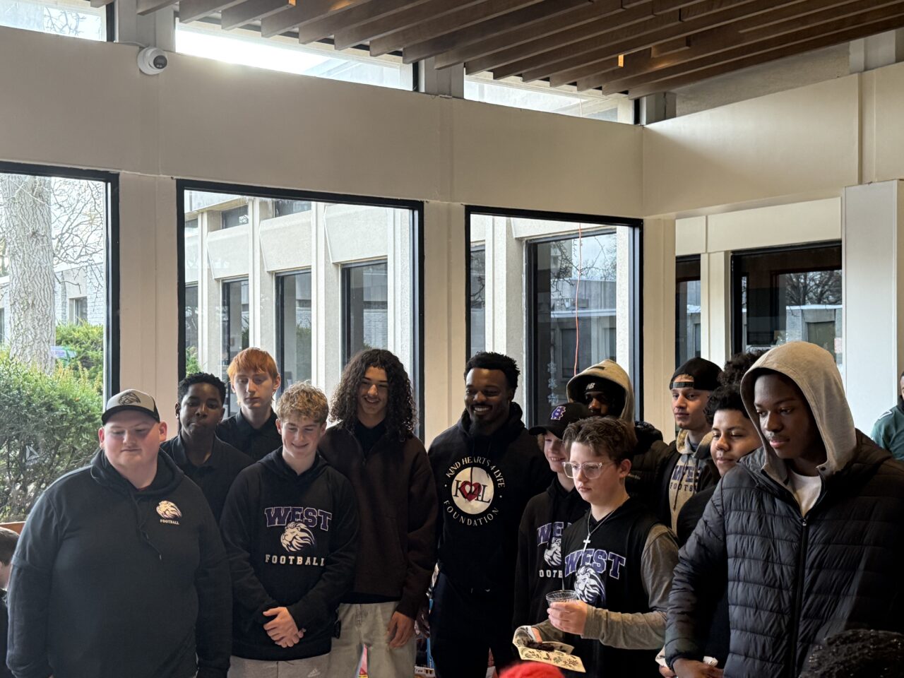 dicecco Nakobe Dean toy drive 2025