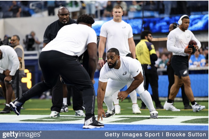 Brandon Graham week 14 chargers getty images