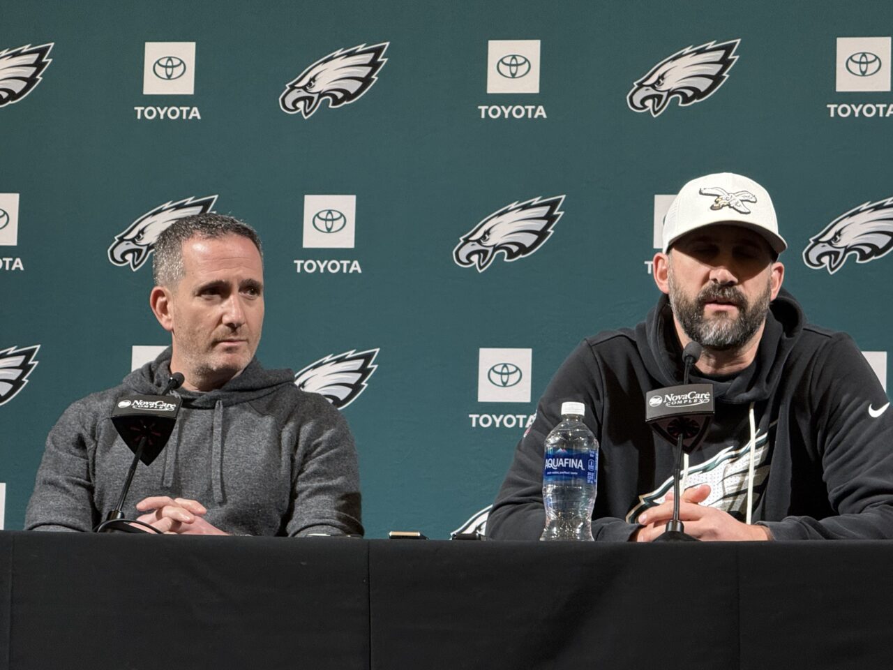 dicecco 2025 end of season presser roseman sirianni