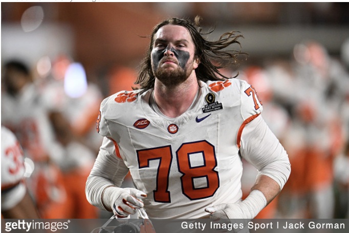 getty images clemson blake miller 2026 mock draft