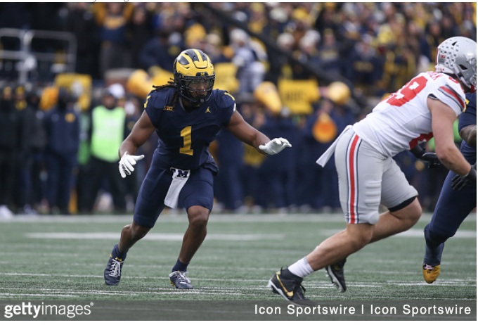 getty Jaishawn Barham, EDGE, Michigan