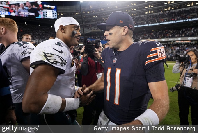 getty eagles bears week 3 hurts keenum